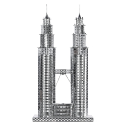 Metalowy Model 3D - Wieże Petronas